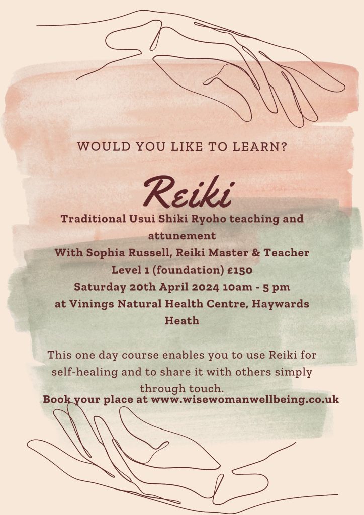level 1 Reiki course information
